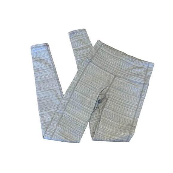 Athleta Jacquard Chaturanga High Waist Athletic Leggings Gray XXS - Picture 1 of 7